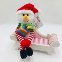 Festival cadeau noël peluche jouet usine personnalisé jouets en peluche père noël orignal bonhomme de neige ours jouets en peluche