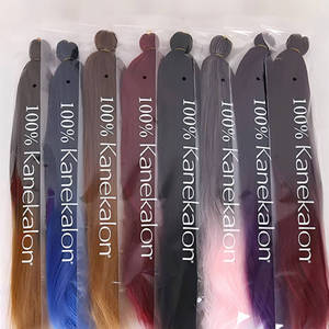 Extensiones de Cabello Sintético Suave, Jumbo, Realistas, Lisas, de Baja Temperatura, Tipo Kanekalon, Pre-estiradas, Fáciles de Trenzar a Máquina - Product Image 1