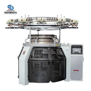 SINOEASTECThree Thread Fleece Knitting Machine Polar Fleece Fabric Making And Knitting Machine Single