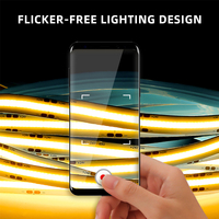 Ventes Flash : Bande LED Flexible 8MM, Ruban Lumineux COB à Découper, DC 12V/24V, 3000K 4000K 6000K, Couleurs Personnalisables
