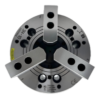 Mandrin DAS à 3 mors auto-centrant en acier pour tour, 4 pouces (96 mm), serrage hydraulique pour machine-outil CNC, 1"-8TPI
