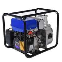Pompe à eau portable à moteur essence haute capacité avec démarrage par lanceur pour l'irrigation agricole