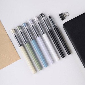 Chất Lỏng Mực Rollerball Bút Đa Màu 0.5Mm Tốt Điểm Đầu Văn Phòng Trường Văn Phòng Mịn Bằng Văn Bản Bơm Lại Vibrant Cán Bóng Bút - Product Image 5