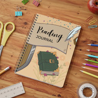 Journal de lecture A5 personnalisé avec reliure Wire-O