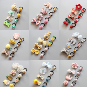 8 pcs/lot bébé filles cheveux accessoires ensemble cadeau épingles à cheveux couronne nœud papillon enfants pinces à cheveux Q-2228 - Product Image 2
