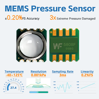 Capteur de pression étanche 5Bar WF5808F, capteur de température et de profondeur à induction avec mesure d'algorithmes de profondeur et de boussole