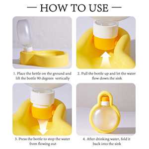 New 350ml Portable Travel <strong>Puppy</strong> <strong>Water</strong> Bowl Pet Walking Leak Proof Foldable Dog Drinking Pot <strong>Water</strong> <strong>Bottle</strong> - Product Image 3