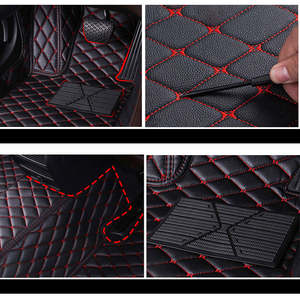 Alfombrillas de Coche de Cuero de Alta Calidad, Juego Completo, Diseño Único, <span class=keywords><strong>Precio</strong></span> de Fábrica al por Mayor - Product Image 4