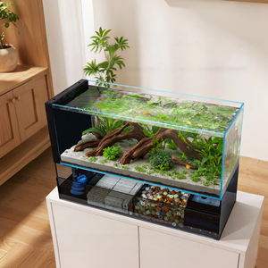 <span class=keywords><strong>Aquarium</strong></span> Rectangulaire Automatique Ultra-Clair et Ultra-Étroit en Verre, Silencieux, pour Salon Intérieur - Vente en Gros Usine - Product Image 1