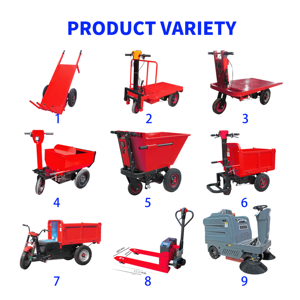 1000W Electric Handheld <strong>Flat</strong> <strong>Cart</strong> Small Dumper Truck Mini Trolley Brick - Product Image 6