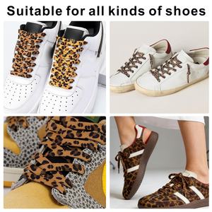 Zapatillas Casuales Personalizadas con Cordones con Estampado de Leopardo, Zapatos de Poliéster Duraderos de Alta Calidad para Uso Diario - Product Image 5
