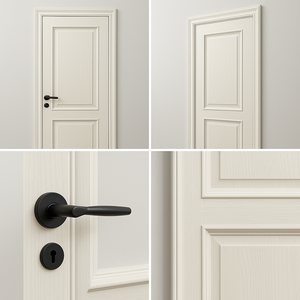 <span class=keywords><strong>Porta</strong></span> Tagliafuoco Moderna in Acciaio <span class=keywords><strong>a</strong></span> Singola <span class=keywords><strong>Anta</strong></span> da 60 Minuti con Anima Isolante Certificata CE per Uso Interno Appartamenti Hotel Camere da Letto Corridoi - Product Image 2