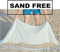 Wholesale Ultra-fine Fiber Striped Beach Towels Heat Transfer Beach Towels Quick-drying Swimming Towels Sand-free