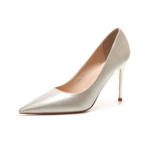 Zapatos de Tacón Alto 9888Q de Cuero Genuino, Punta en Pico, Tacón de Aguja, Zapatos de Oficina para Mujer, Elegantes y a la Moda - Product Image 5