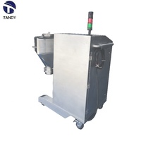 Machine de mélangeur d'agitation de laboratoire de poubelle de cône d'échange de rotation de poudre de curcuma organique à vitesse réglable