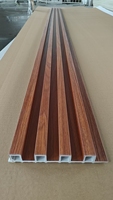 Grain de bois luxe résistant aux taches bois Alternative intérieur étanche Anti Corrosion PVC panneau mural pour TV retour au sol