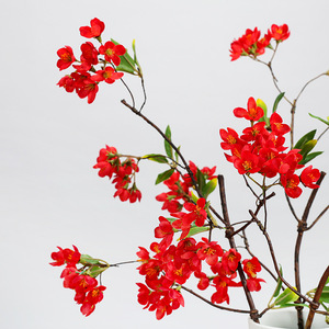 Grande Composizione Floreale Artificiale - Fiori <span class=keywords><strong>di</strong></span> <span class=keywords><strong>Fragola</strong></span> Finti, Rose e Mirto in Stile Cinese, Decorazione Ecologica per la Casa - Product Image 4