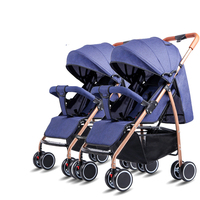 Twins Poussette Léger Voyage Convivial Ultra Compact & Pliable-Convient dans la cabine de l'avion et les frais généraux-pour les tout-petits