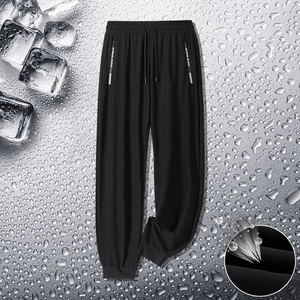 <span class=keywords><strong>Pantaloni</strong></span> Casual Estivi di Alta Qualità per Uomo in Seta Ghiaccio, Asciugatura Rapida, Taglie Grandi (4XL <span class=keywords><strong>3XL</strong></span> 2XL) - Product Image 4