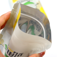 Le plastique stratifié refermable tiennent des poches de nourriture empaquetant la poche de sac de poly Ziplock conçue imprimée par coutume pour les fruits secs