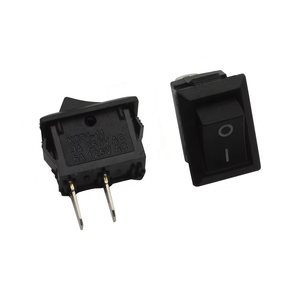 Manufacturer <strong>Supply</strong> KCD1-11 Model 2 <strong>Pin</strong> Black 2 Position Rocker Switch on / Off Black Boat Switch - Product Image 3