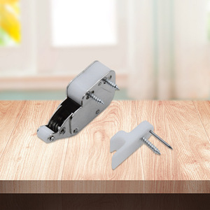 Mini Hook Door <b>Latch</b> Spring <b>Push</b> To Open Elephant Trunk Lock Handle Free Cabinet Door Rebound Device Tap Lock Self Spring - Product Image 5