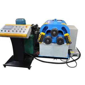 Hot sale Profile Bending Machine 3 roller hydraulic Manual Double Pinch Positioning Angle Roll Bender pipe rolling machine