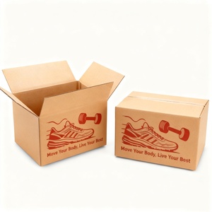 15pz Caja Cartón 57x37x39cm Reciclada Doble Corrugado Empaqu | Envío Gratis