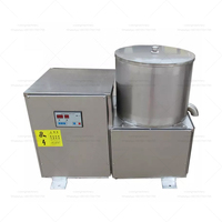 Machine de dégraissage d'huile de frites à petite échelle/dégraisseur d'aliments frits/déshydrateur d'aliments en acier inoxydable