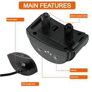 Collier anti-aboiement rechargeable pour chien avec mode d'entraînement par choc statique, recharge USB pour chiens - Product Image 2