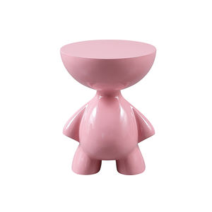 Table d'appoint en fibre de verre en forme de poupée à tête <span class=keywords><strong>plate</strong></span> au design moderne pour salon meubles de maison - Product Image 1
