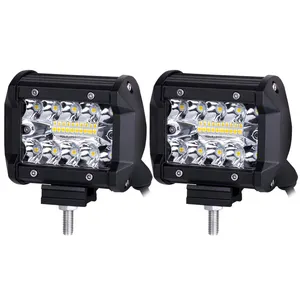 Luz LED externa pequena para carro, acessório de veículo para trabalho de manutenção auxiliar modificado super brilhante 20 LED