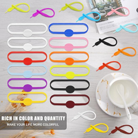 Marqueurs de verres en silicone pour boissons, bandes de marquage pour bouteilles, étiquettes pour bar, fêtes, martinis, cocktails, verres à pied pour champagne