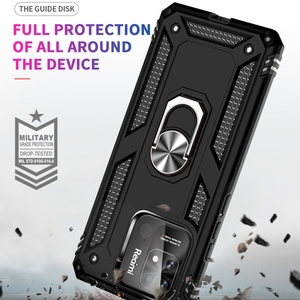 Funda Protectora para Teléfono <span class=keywords><strong>Xiaomi</strong></span> <span class=keywords><strong>Redmi</strong></span> <span class=keywords><strong>10C</strong></span>, Resistente a Impactos, TPU + PC, con Soporte Giratorio de 360 Grados, Venta al Por Mayor - Product Image 4