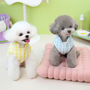 लोकप्रिय कुत्ते कोट शीतकालीन प्लेड फैशन डिजाइन गर्म सर्दियों के पालतू कोट कपड़े कुत्ते - Product Image 3