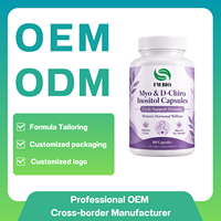Capsule de Myo & D-Chiro Inositol à Formule Personnalisée avec Magnésium, Zinc et Vitamine B12 – Service OEM de Capsules de Myo & D-Chiro Inositol
