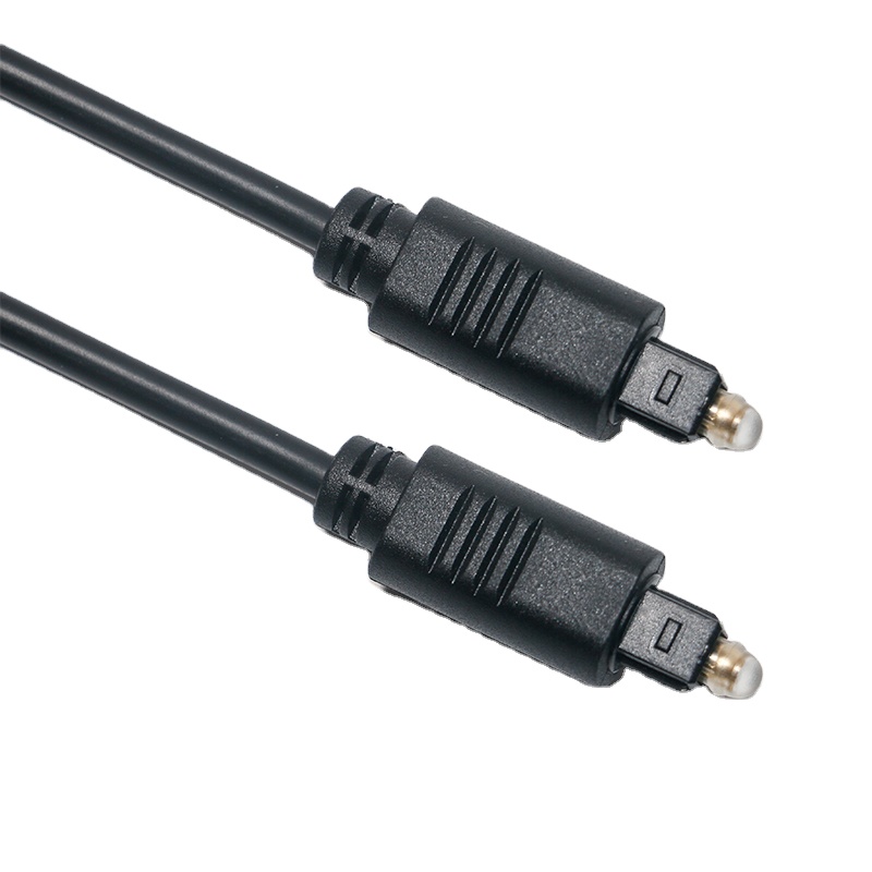 Kabel Audio Toslink optik Digital berlapis emas 24K kustom untuk penguat Speaker DVD CD Player TV