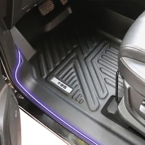 KQD Strong supplier Factory hot sales Pisos para auto TPE 5D custom car carpet used for BAO JUN 530 2018-ON