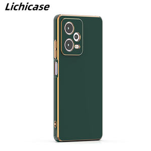 Lichicase เคสป้องกันรอยขีดข่วน6D โครเมียมชุบด้วยไฟฟ้าสำหรับ <span class=keywords><strong>VIVO</strong></span> V27 V27 Pro S16 V25 V25E Y35ฝาหลัง TPU แบบนิ่ม - Product Image 3