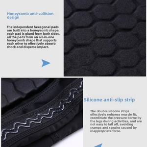 Protectores de Piernas para Niños, Doble Acolchado Anticolisión, EVA, Resistentes a Caídas, Lycra, para Fútbol y Baloncesto - Product Image 4