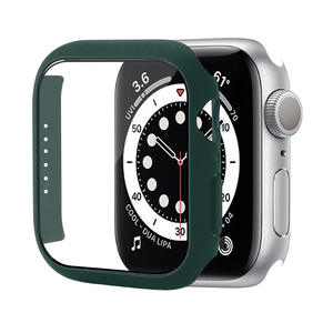 Funda completa de vidrio templado para PC acrílico para Iwatch <span class=keywords><strong>8</strong></span> 9 Ultra <span class=keywords><strong>SE</strong></span> 38MM 40MM 41MM 42MM 44MM 45MM 49MM funda para reloj inteligente - Product Image 5