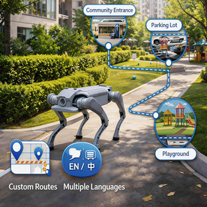 Robot de Patrulla Controlado por Voz con Seguimiento Visual, Evitación Activa de Obstáculos y Alta Capacidad de Carga, Robot de Inspección Tipo Perro - Product Image 2