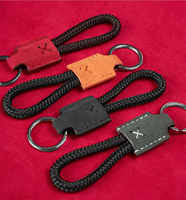 Porte-clés de voiture universel haut de gamme simple pendentif avancé avec ornements en polyester exquis et durables