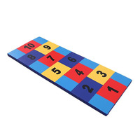 Tapis de jeu souple pour enfants, jeu de saut aux chiffres, tapis d'exercice en éponge pour la maternelle et la préscolaire