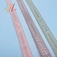 Sous-vêtements jacquard personnalisés de haute qualité sangles élastiques en nylon peluche sangle de soutien-gorge élastique fantaisie