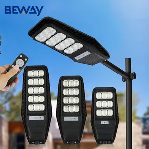 Factory Supply ABS Housing IP65 Outdoor Light 100 200 300 Watt Integrated All In One Solar Led Street Lamp Made In China