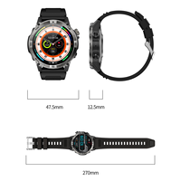 Montre Connectée Homme BT Call HK08 Grand Écran avec Android – Montre Intelligente Ultra Tendance 2026 pour Hommes