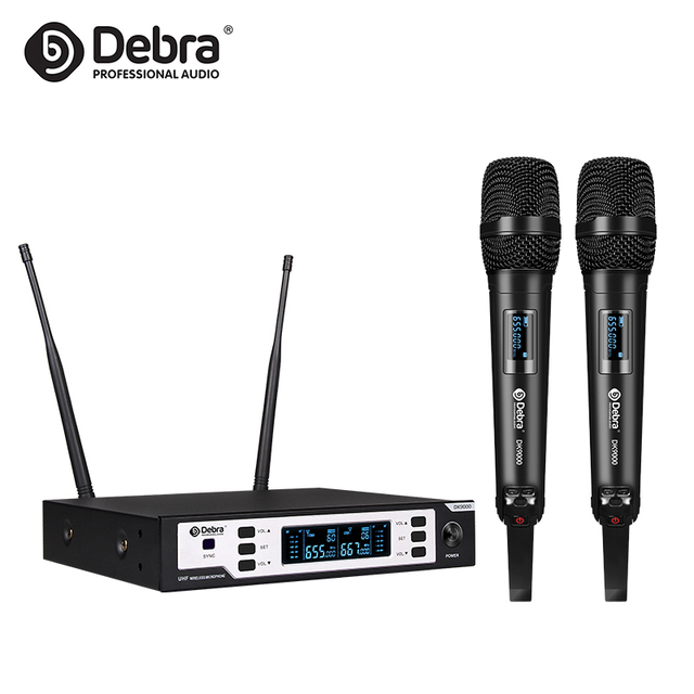 DK9000 Performance Digital Wireless Microphone System Stable Signal for Sound Engineering Conference Use Made of Durable Metal