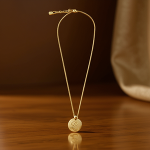Collar con Colgante de Letra L, Chapado en Oro, Acero Inoxidable, Cadena de Serpiente Minimalista, Joyería Fina para Uso Diario de Mujeres - Product Image 2