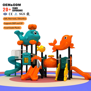 Équipement de terrain de jeu extérieur personnalisé en plastique durable toboggan dans les escaliers parc de manèges récréatifs pour parc d'attractions parc pour enfants - Product Image 2